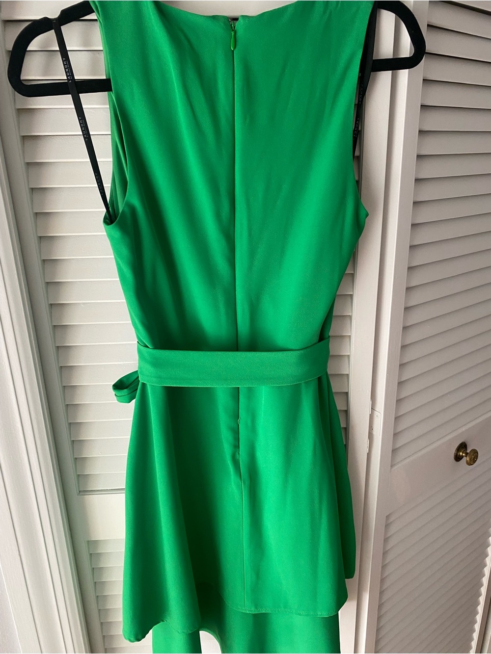 Laundry by Shelli Segal Women's Tiered Faux Wrap Surplice Mini Dress
Size: 4 - Picture 6 of 6